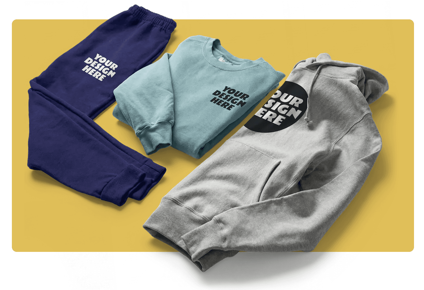 Your design here mockup